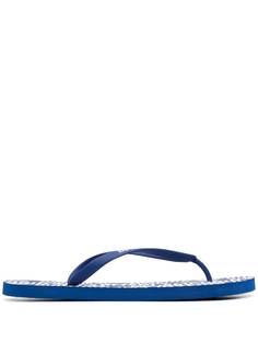 Emporio Armani шлепанцы с тисненым логотипом