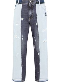 Dolce & Gabbana джинсы с эффектом потертости
