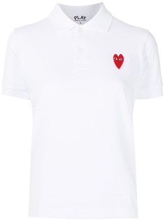 Comme Des Garçons Play рубашка поло с вышитым логотипом