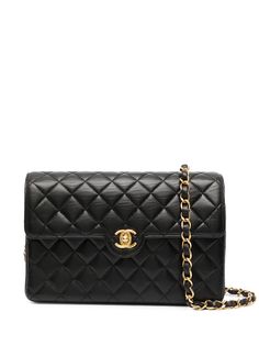 Chanel Pre-Owned стеганая сумка через плечо 1992-го года с логотипом CC