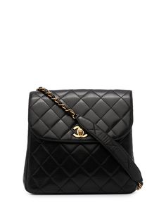 Chanel Pre-Owned стеганая сумка через плечо 1997-го года