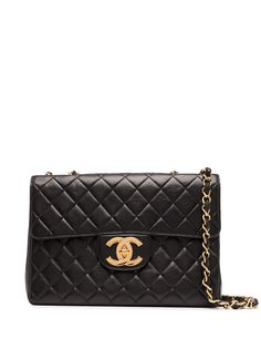 Chanel Pre-Owned сумка на плечо Jumbo Classic Flap 1998-го года
