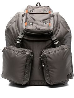 Porter-Yoshida & Co. рюкзак с карманами и нашивкой-логотипом
