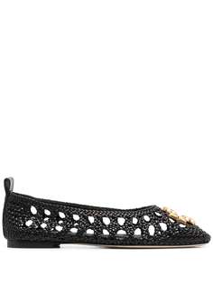 Tory Burch балетки с логотипом