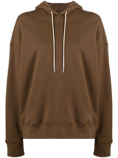 Jil Sander худи с вышитым логотипом