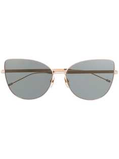 Thom Browne Eyewear солнцезащитные очки в оправе бабочка
