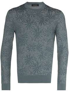 Ermenegildo Zegna жаккардовый джемпер