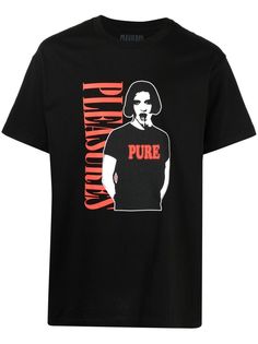 Pleasures футболка Pure с графичным принтом