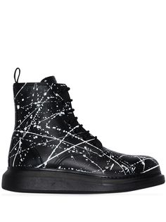 Alexander McQueen ботинки Hybrid на шнуровке