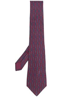 Hermès галстук pre-owned с узором