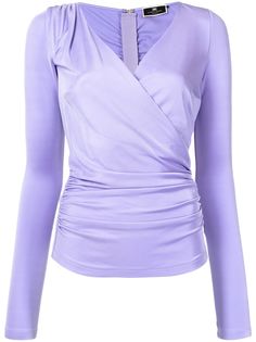 Elisabetta Franchi блузка с запахом