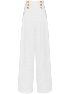 Balmain широкие брюки с завышенной талией
