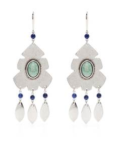 Isabel Marant Étoile серьги-подвески с камнями