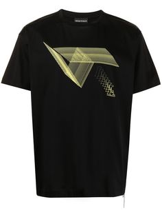 Emporio Armani футболка с графичным принтом