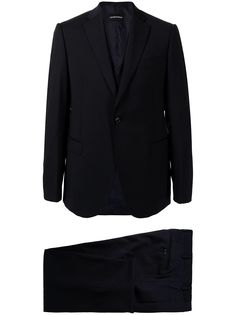 Emporio Armani костюм с однобортным пиджаком