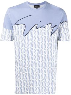 Giorgio Armani футболка с короткими рукавами и логотипом