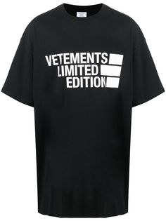 VETEMENTS футболка с логотипом