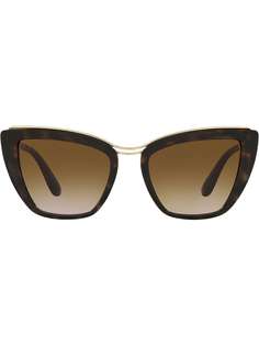 Dolce & Gabbana Eyewear солнцезащитные очки в оправе кошачий глаз