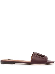 Dolce & Gabbana шлепанцы с логотипом DG