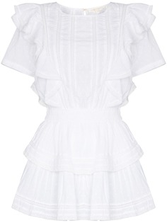 LoveShackFancy платье мини Natasha с оборками