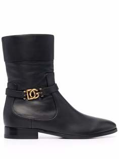 Dolce & Gabbana ботинки с пряжкой-логотипом DG