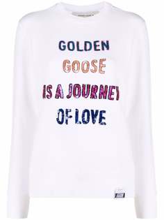 Golden Goose толстовка с пайетками