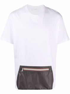 Low Brand футболка с карманом на молнии