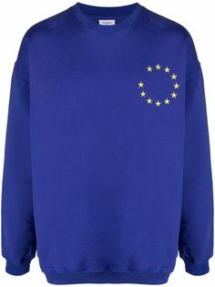 VETEMENTS толстовка с принтом Europe