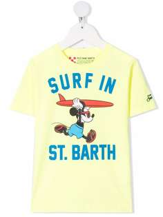 Mc2 Saint Barth Kids футболка с принтом Surf In Mickey Mouse