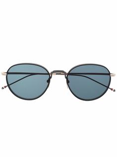 Thom Browne Eyewear солнцезащитные очки TB119 в круглой оправе