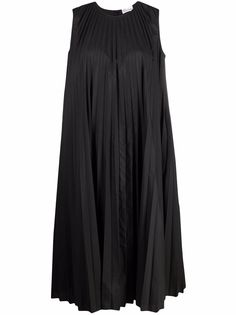 RED Valentino расклешенное плиссированное платье