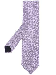 Hermès жаккардовый галстук pre-owned