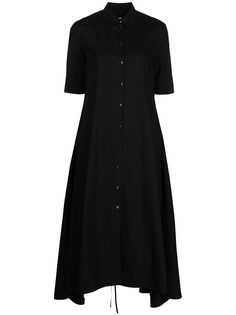 Rosetta Getty платье-рубашка с кейпом
