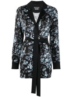 Boutique Moschino рубашка с длинными рукавами и поясом