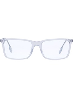 Burberry очки в прямоугольной оправе с полосками Icon Stripe