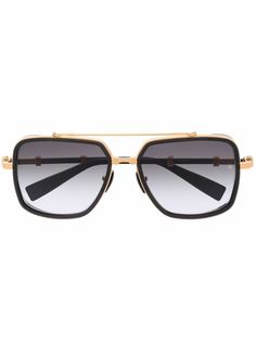 Balmain Eyewear солнцезащитные очки-авиаторы с эффектом градиента