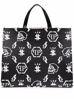 Philipp Plein сумка-тоут с монограммой