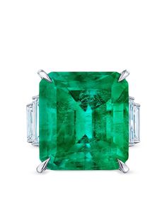 KWIAT кольцо с изумрудом