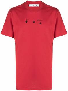 Off-White футболка с логотипом Marker Arrows