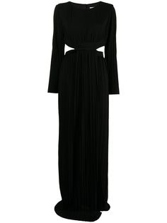 Semsem плиссированное платье с вырезами