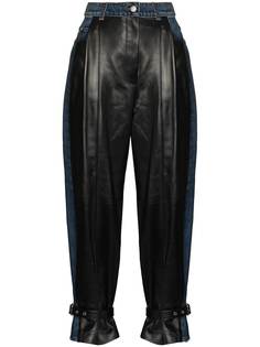 Alexander McQueen джинсы Hybrid со вставками