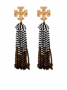 Tory Burch серьги Roxanne с кисточками