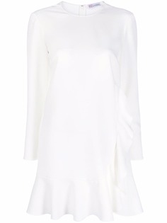 RED Valentino платье с оборками