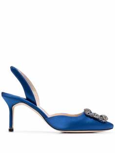 Manolo Blahnik туфли-лодочки с кристаллами