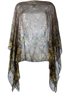 Etro тунка с цветочным принтом