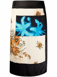 Kwaidan Editions юбка-карандаш в технике пэчворк