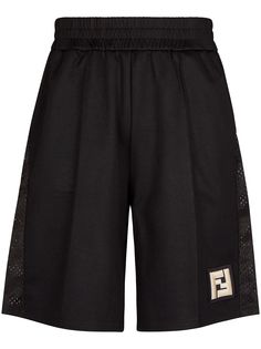 Fendi спортивные шорты с логотипом FF