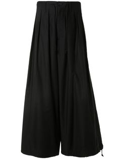 Yohji Yamamoto брюки широкого кроя