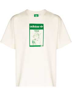 adidas футболка с принтом Yoda