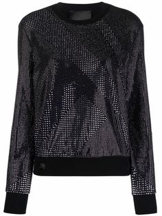 Philipp Plein толстовка с кристаллами